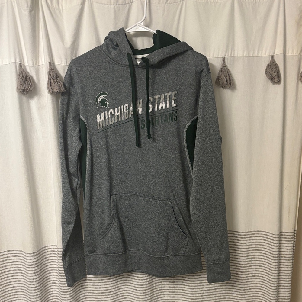 Rivalry Threads Gray Michigan State Hoodie